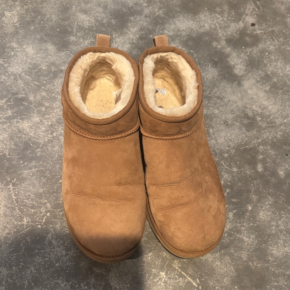 UGG Tan Ankle Boots